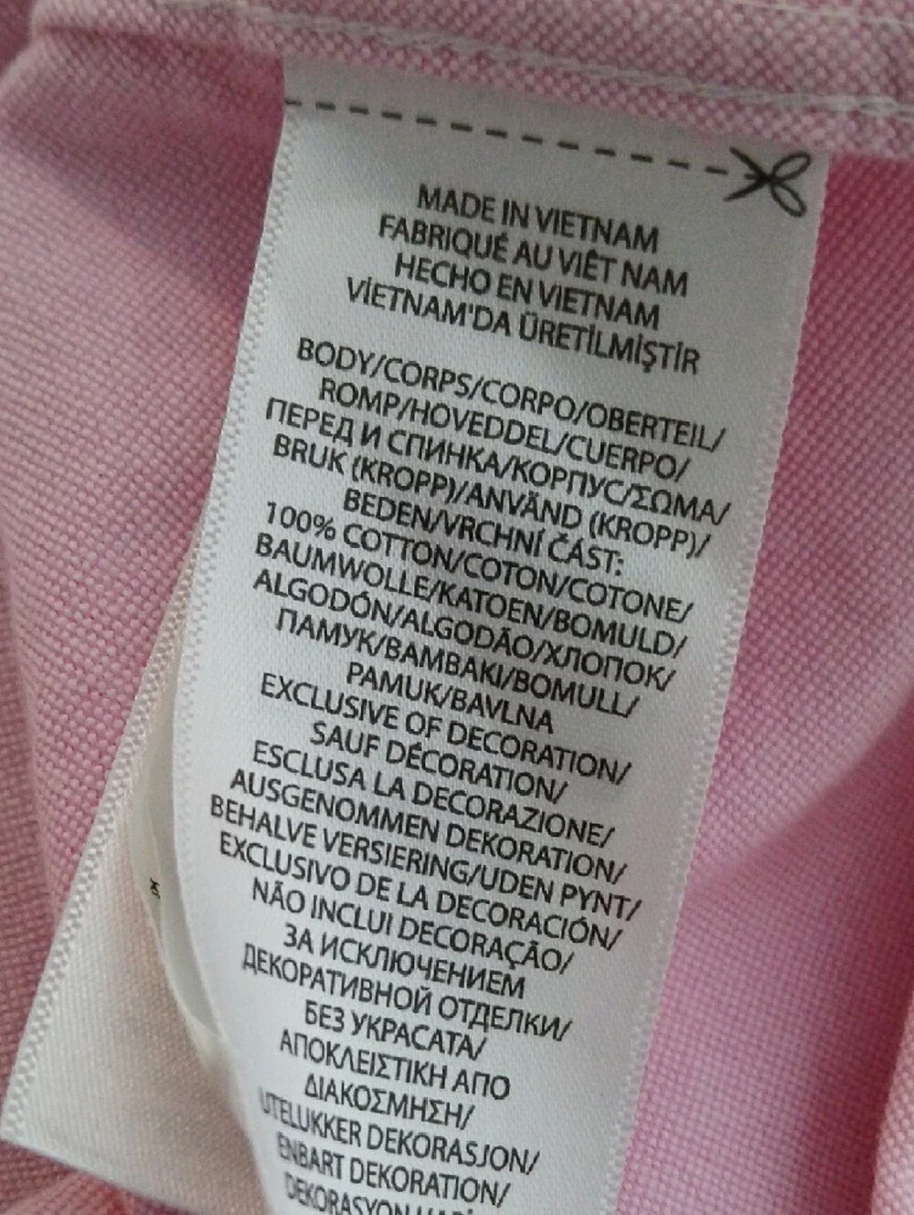 Ralph Lauren Light Pink Button-Down Shirt with Embroidered Pony KIDS LARGE‎